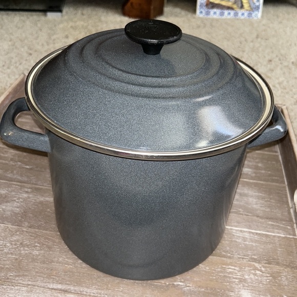 Le Creuset Kitchen Le Creuset Enameled Steel Stock Pot With Lid